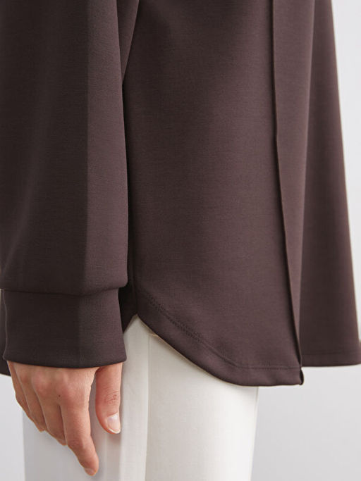 Bisiklet Yaka Kad?n Sweatshirt Tunik