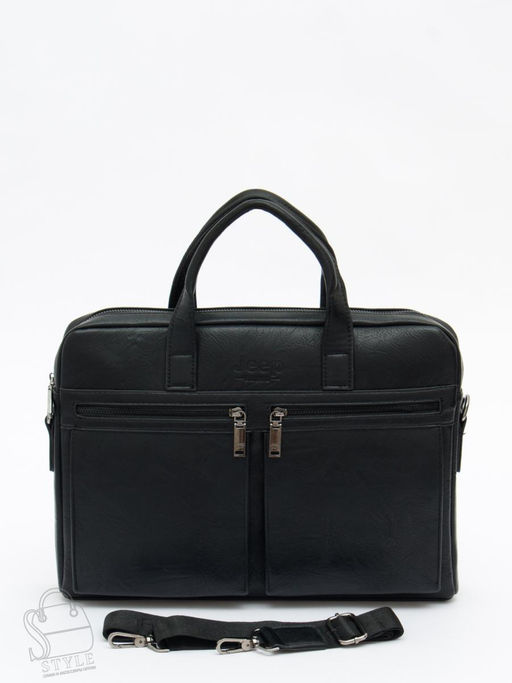 Портфель мужской 6677-3 black Jeep - S-style фото 6