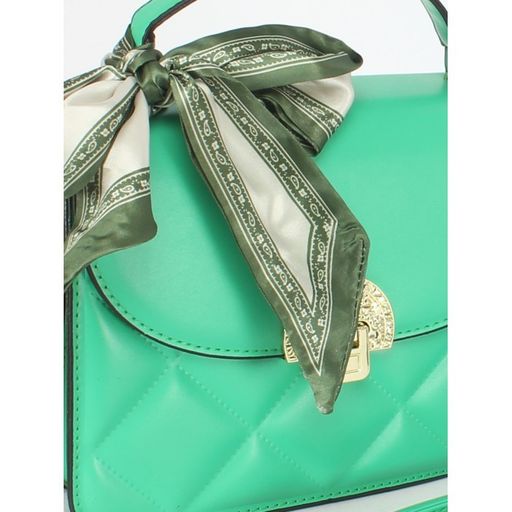 Сумка женская искусственная кожа Ch&K-5371, 1отд+карм/перег, плечевой ремень, зеленый SALE 253269 - Adelia фото 4