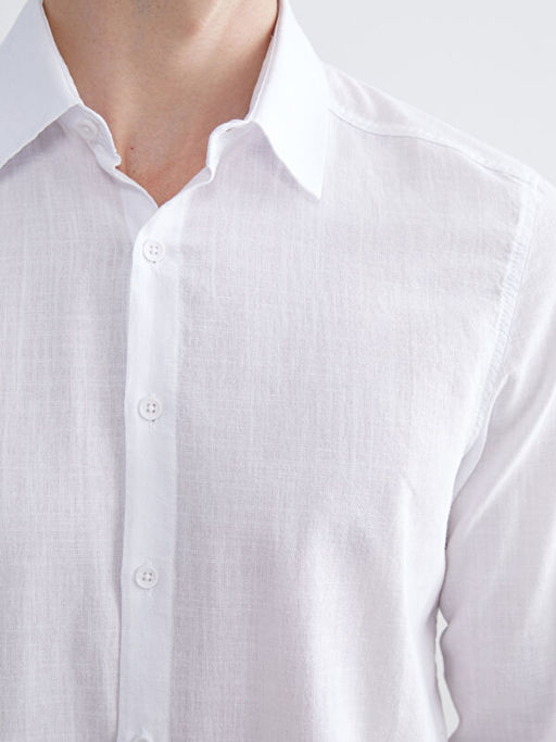 Slim Fit Uzun Kollu Erkek G?mlek