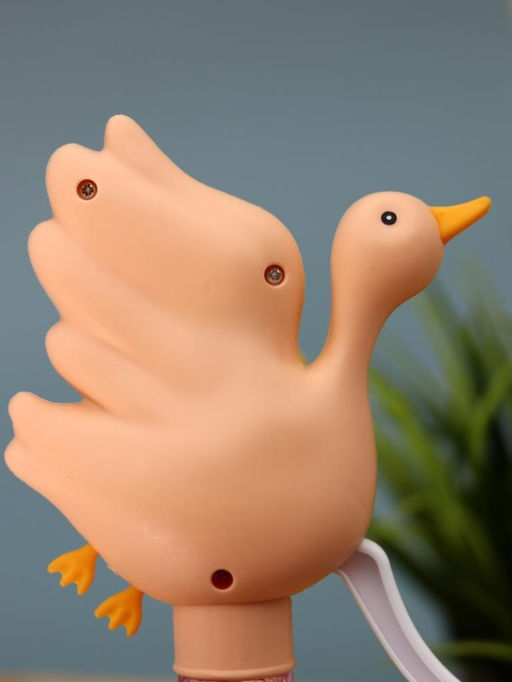 Портативный механический ручной вентилятор Funny goose, pink