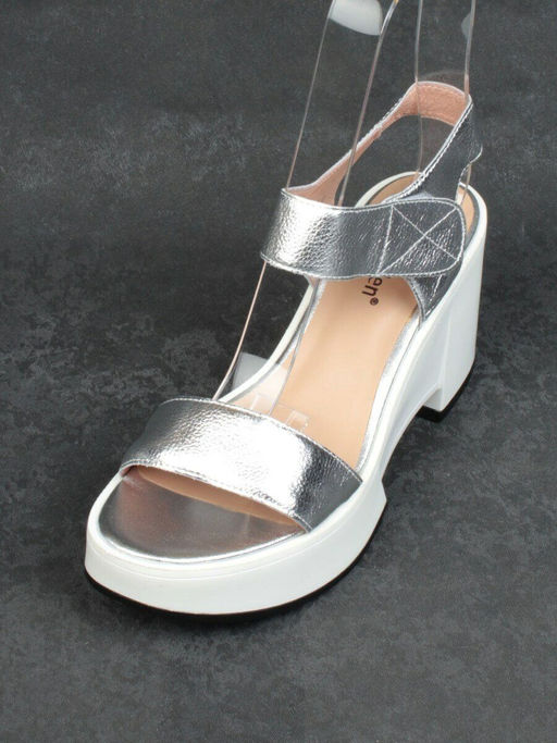 08-QL6989-1B WHITE Босоножки женские (натуральная кожа) - Фабричный китай фото 5