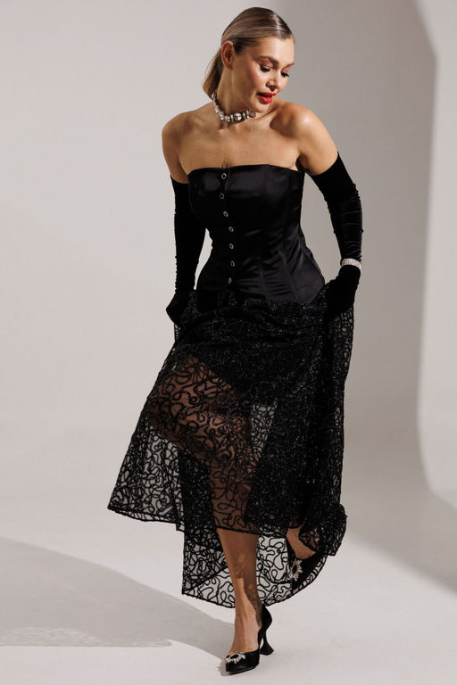 Юбка Мода Юрс 25-2954 черный