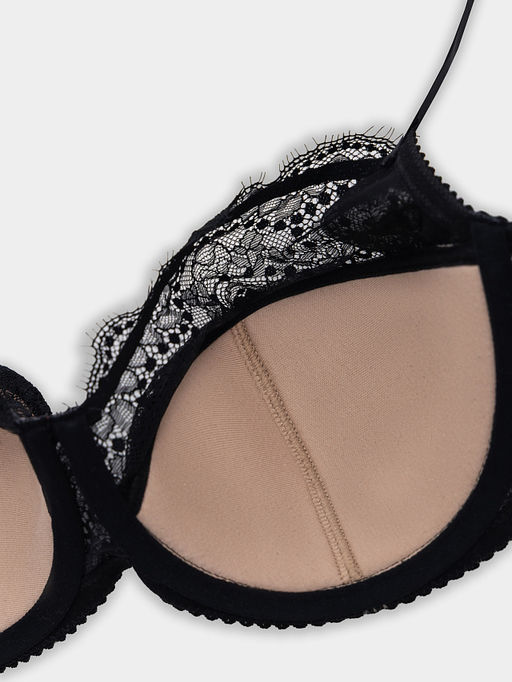 Бюстгальтер макси женский черный кружевной - Mark formelle фото 7