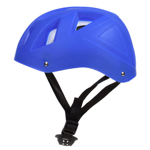 Шлем защитный. 4-15лет / Yan-007BL / уп 50 / синий - Галеонтрейд фото 3
