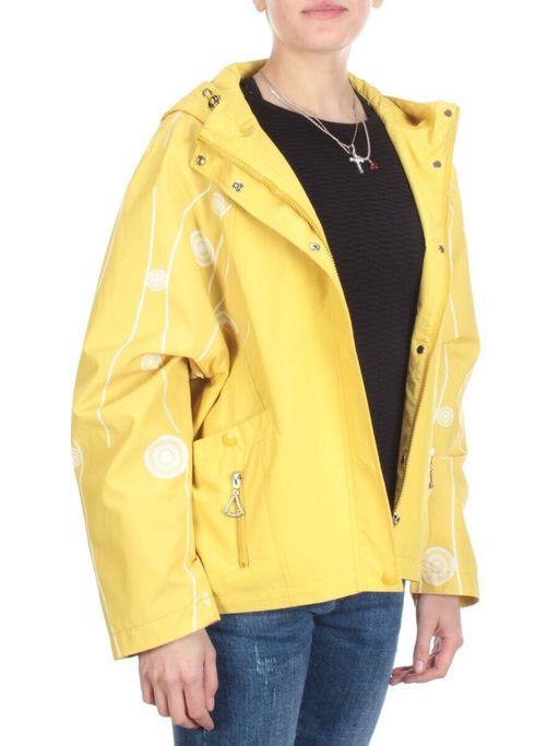 F2088 YELLOW Ветровка женская MARIA (65%хлопок 35% полиэстер) - Фабричный китай фото 6