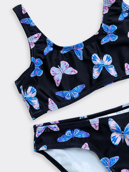 Раздельный купальник с принтом бабочек для девочек - Mark formelle фото 4