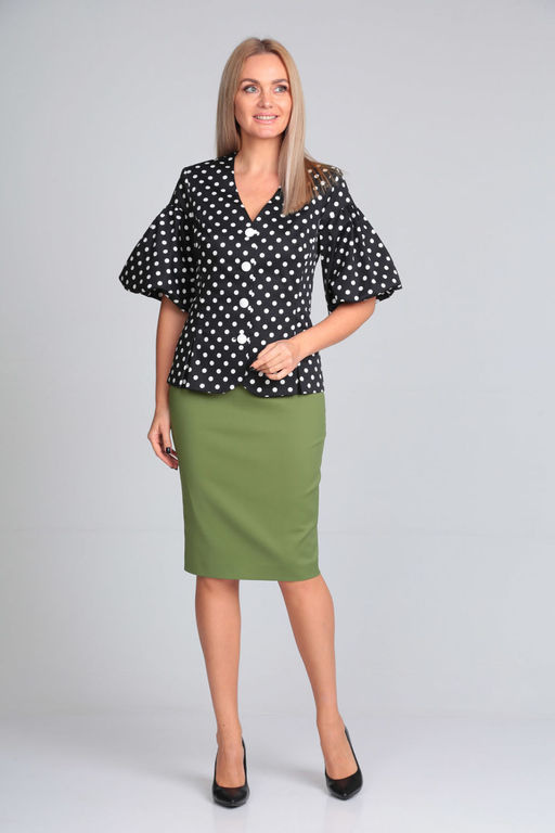 Костюм Gamma & Gracia 287 черный зеленый  фото 4