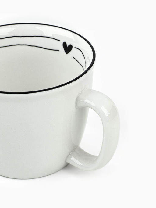 Кружка чайная керамическая С любовью, 400 мл, ручная работа