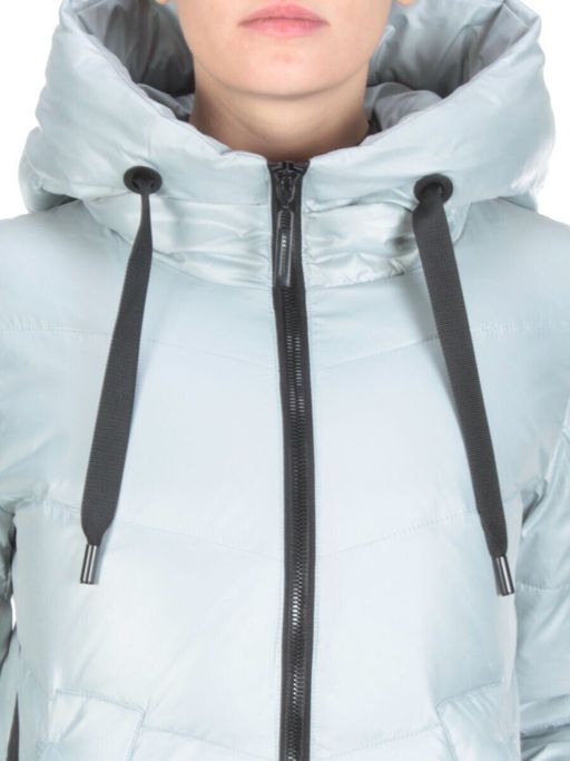 GWD202821 LIGHT GRAY Пальто зимнее облегченное ICEBEAR (150 гр. холлофайбер) - Fashion фото 10