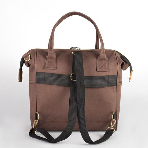 Сумка-рюкзак 2 в 1 на колёсах 18, отдел на молнии, наружный карман, цвет коричневый - Simaland фото 9