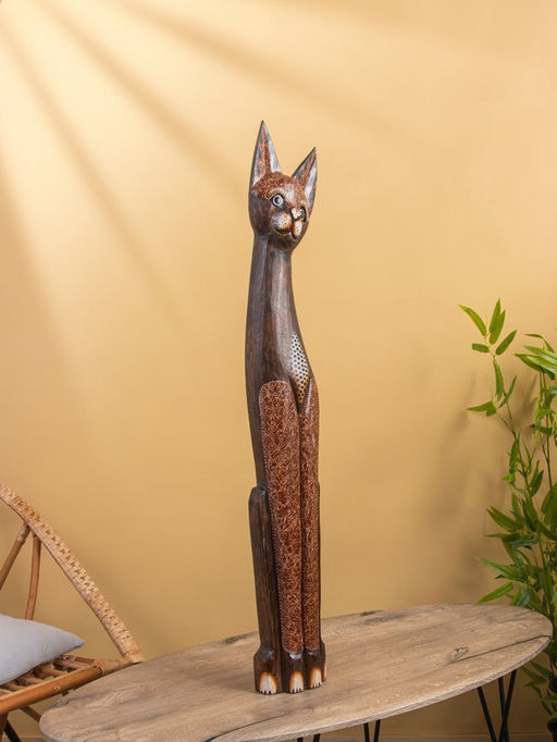 Сувенир дерево "Кошка" 100 см, МИКС