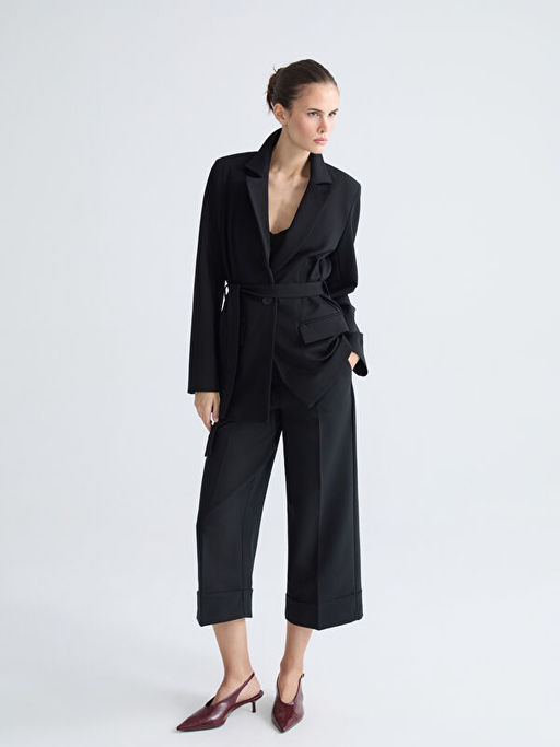 Beli Ku?akl? Kad?n Blazer Ceket