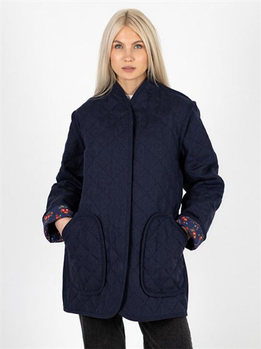 Жакет женский лен 100%, хлопок 100%, льняной утеплитель 100%