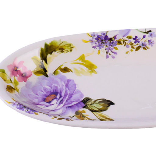 60244 Блюдо сервировочное 28,2х14,5х3,5см Очарование доломит LR (х24) - Mayer&boch фото 2