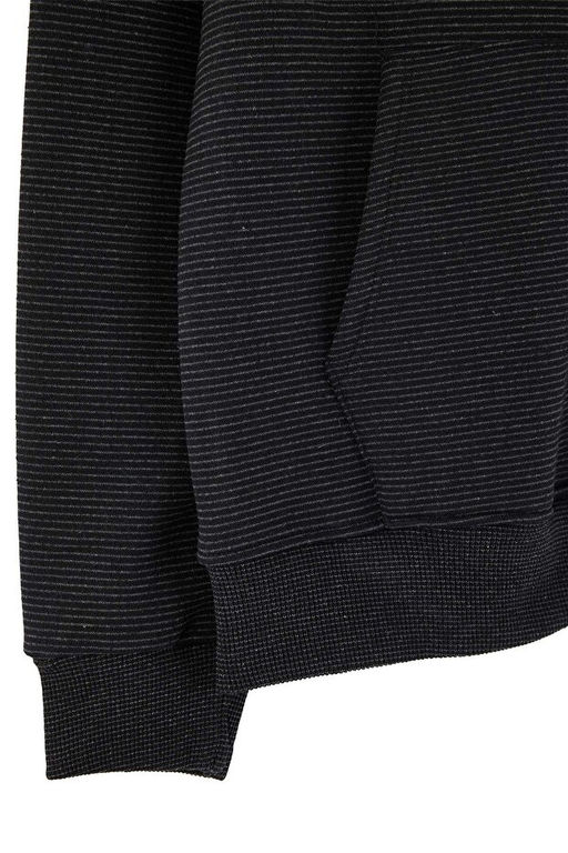 Siyah Regular/Normal Kesim _izgili __i _ardonlu Kal_n Kap__onlu Sweatshirt TMNAW27SW00020 - Trendyolmilla фото 2
