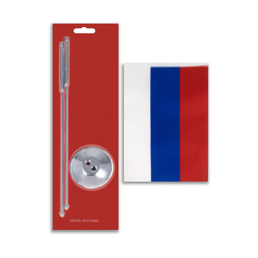 Флагшток настольный с двумя флажками - Simaland фото 4