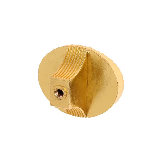 Ручка-кнопка CAPPIO, цинк, d=35 мм, цвет золото