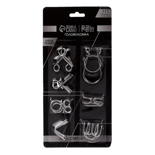 Металлические головоломки «Игры разума №3», набор 7 шт., на блистере