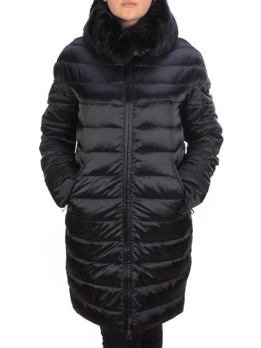 815-E02 INK BLUE Пальто зимнее женское VISDEER (200 гр. тинсулейт) - Fashion фото 2