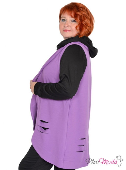 Жакет-дубленка Модель №1384 размеры 44-84 - Plusmoda фото 24