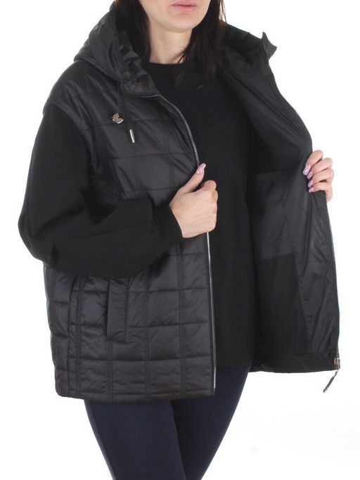 18509 BLACK Куртка демисезонная женская