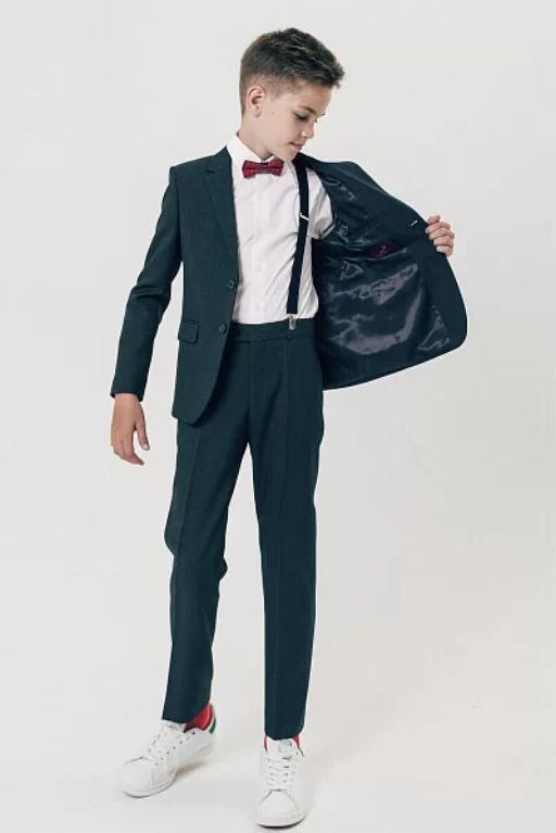 Костюм для мальчика, полуприлегающий (синий) КДД-123 - Бостон фото 2