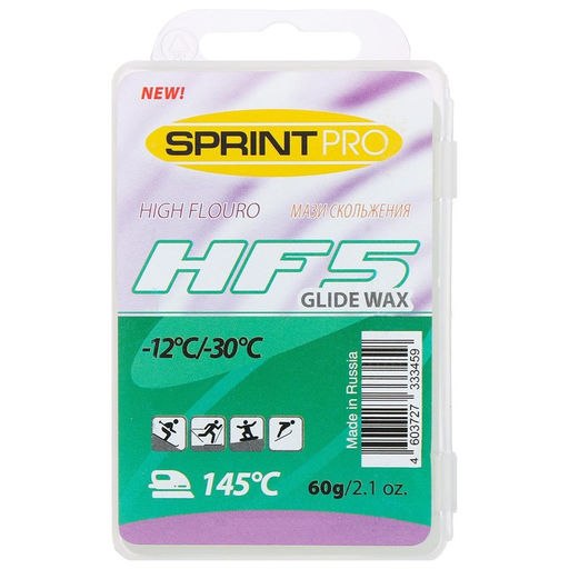 Парафин SPRINT PRO, HF5 Green, 60г, -12 -30C - Simaland фото 3