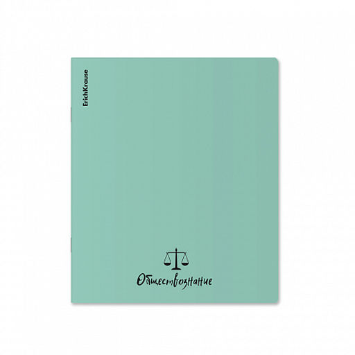 Цена за 6 шт. Тетрадь общая ученическая с пластиковой обложкой на скобе ErichKrause Pastel Bloom ассорти, Обществознание, 48 листов, клетка  фото 4