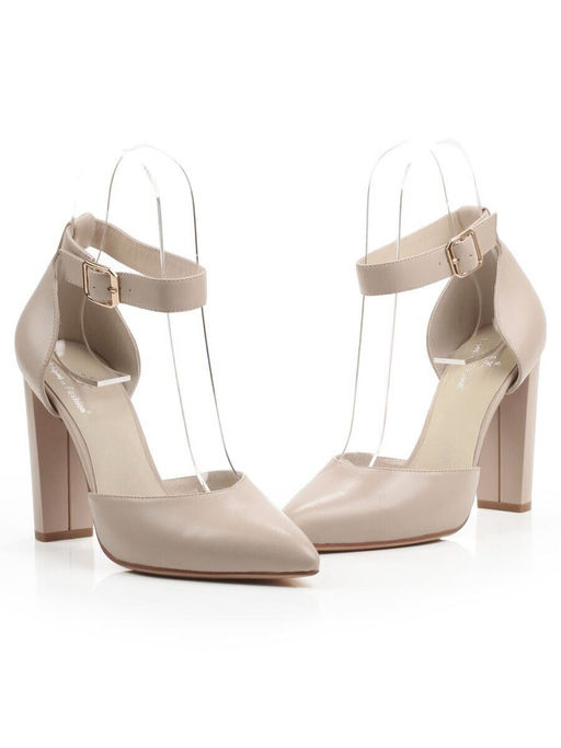 06-A34A-536E BEIGE/PINK POWDER Туфли женские (натуральная кожа)