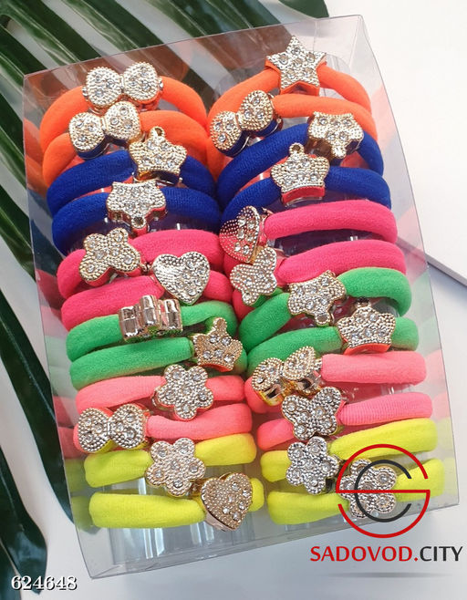 Резинки для волос, 24 шт