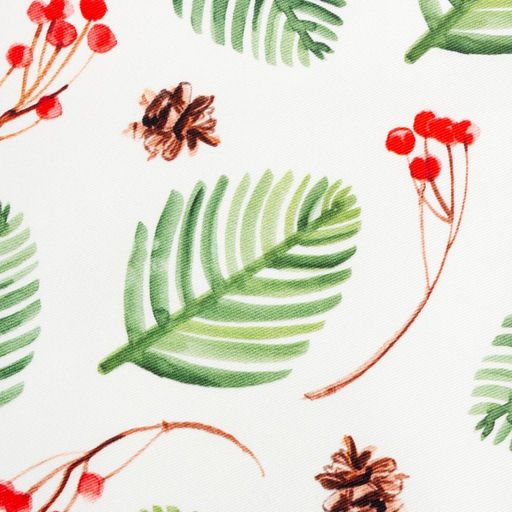 Набор новогодних салфеток С Новым Годом с декоративными кольцами, 40х40 см - 4 шт, хлопок, саржа - Этель фото 5