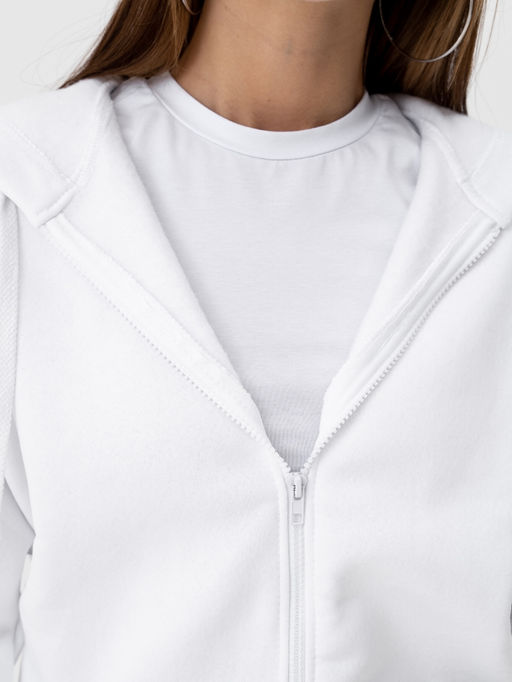 Толстовка футер 3х нитка с начесом .арт.286-21,белая - Binita фото 5