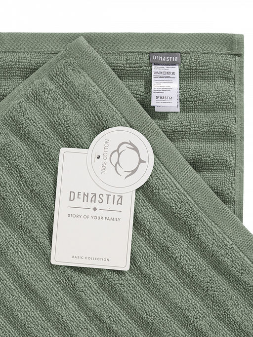 Полотенце для рук 40x60 зеленый махровая ткань - Denastia фото 5