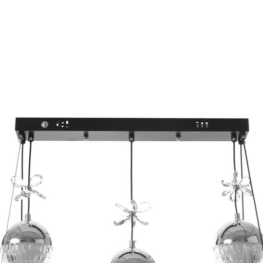 Светильник с ПДУ «Фиора» LED 120 Вт 3000-6000К черный 62×33×15-115 см