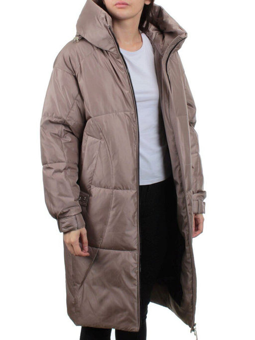 118 LILAC/BEIGE Пальто зимнее женское (холлофайбер 200 гр.)