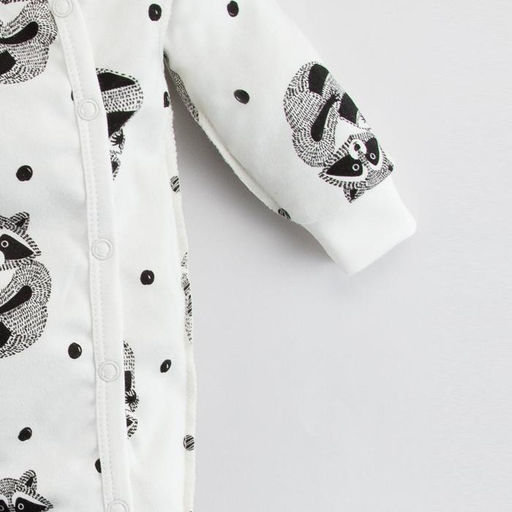 Комбинезон Енот Крошка Я, цвет белый, рост 62-68 см фото 4