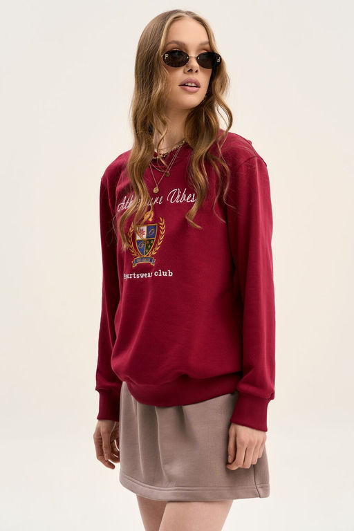 Джемпер GO F4107E/12-01.170-176 вишня фото 3