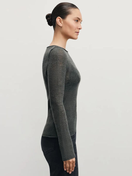 Джемпер с драпировкой с содержанием шерсти / Zarina фото 4