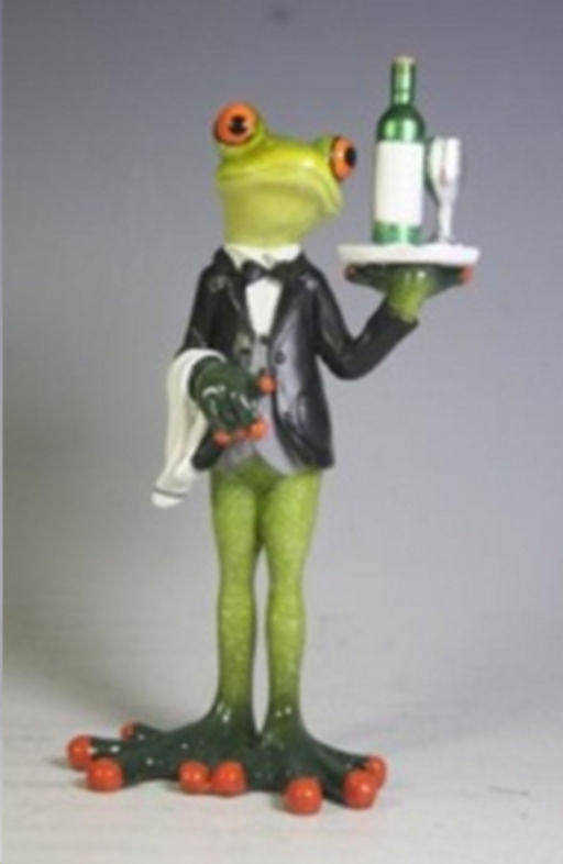 Фигурка Лягушка официант 17,5 см / YX09023 /уп 24/ - Галеонтрейд фото 2