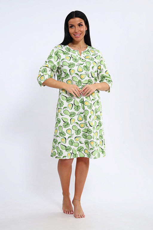 Сорочка теплая, футер с начесом (01035) - Плиона фото 79