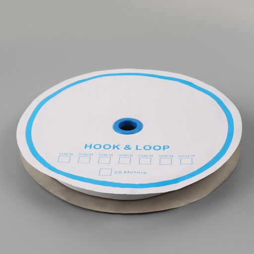 Липучка «Петля», на клеевой основе, 20 мм, 25±1 м, чёрная