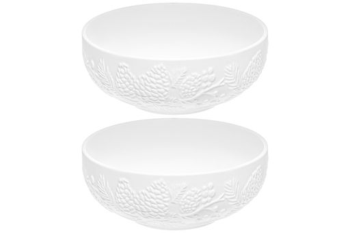 Набор 2 салатников 16.5*16.5*6 см 800 мл Шишки - Elan gallery фото 5