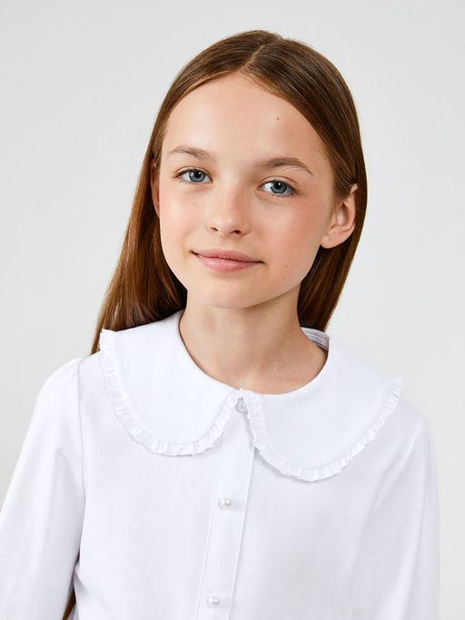 ACOOLA / Блузка детская для девочек Roberta белый фото 10