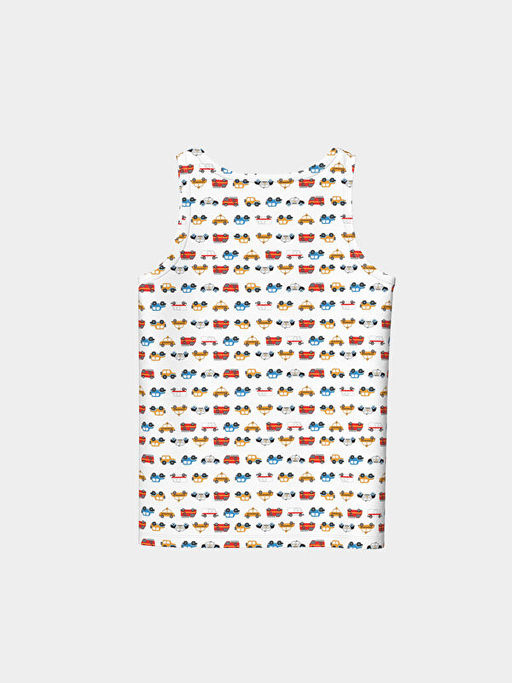 Araba Bask?l? Erkek ?ocuk Atlet