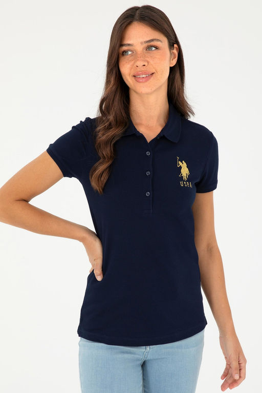 Kad_n Lacivert Basic Polo Yaka Ti__rt Sepette S_rpriz _ndirim - U.s. polo assn фото 3