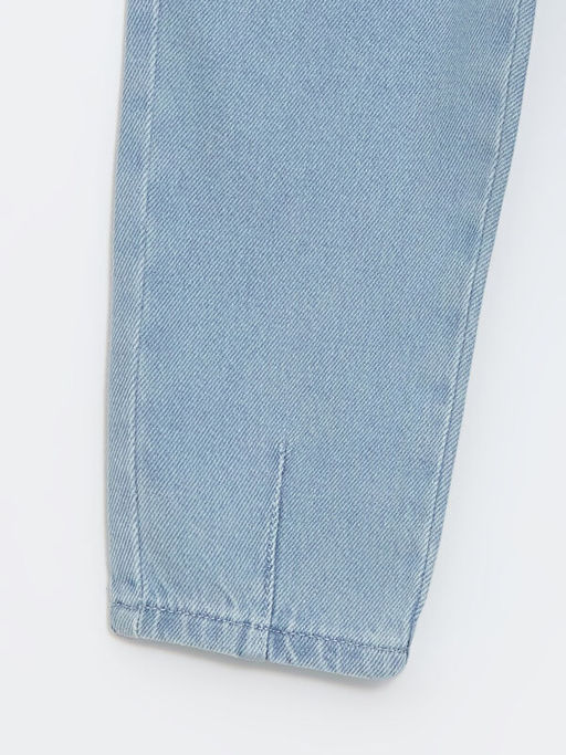 Beli Lastikli Nak??l? K?z ?ocuk Jean Pantolon