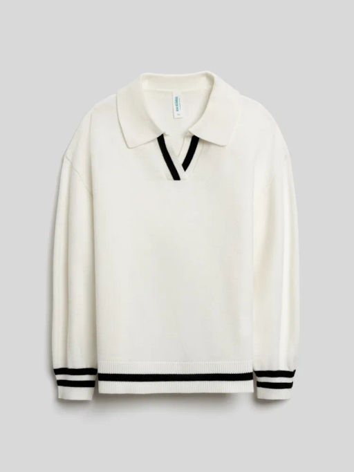 ACOOLA / Джемпер детский для девочек Tea белый фото 3