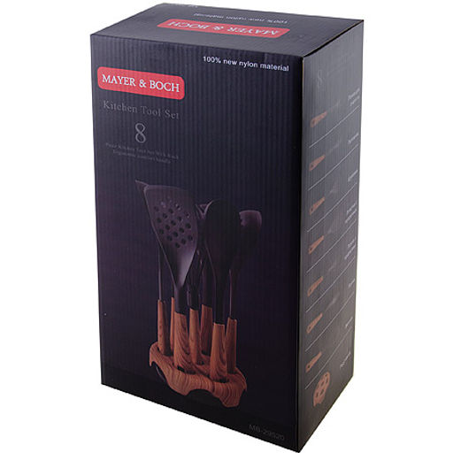 29520 Кухонный набор на подставке 8 пр нейлон/термопластик MB (х8) - Mayer&boch фото 4