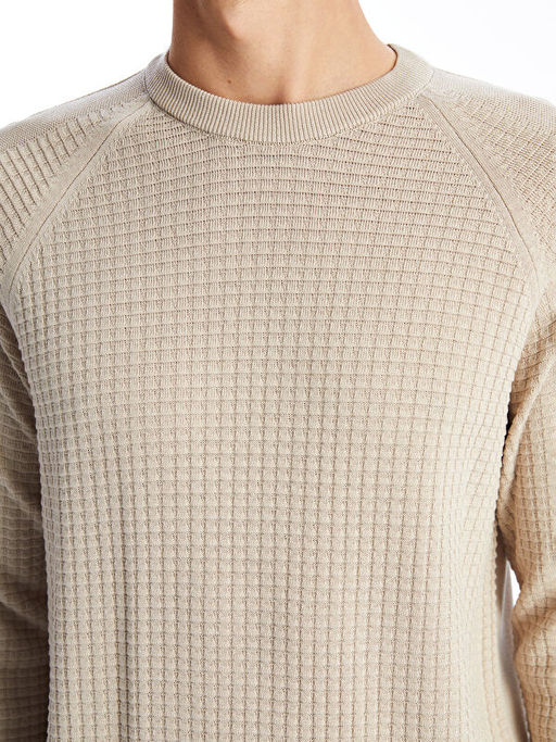 Bisiklet Yaka Erkek Triko Kazak